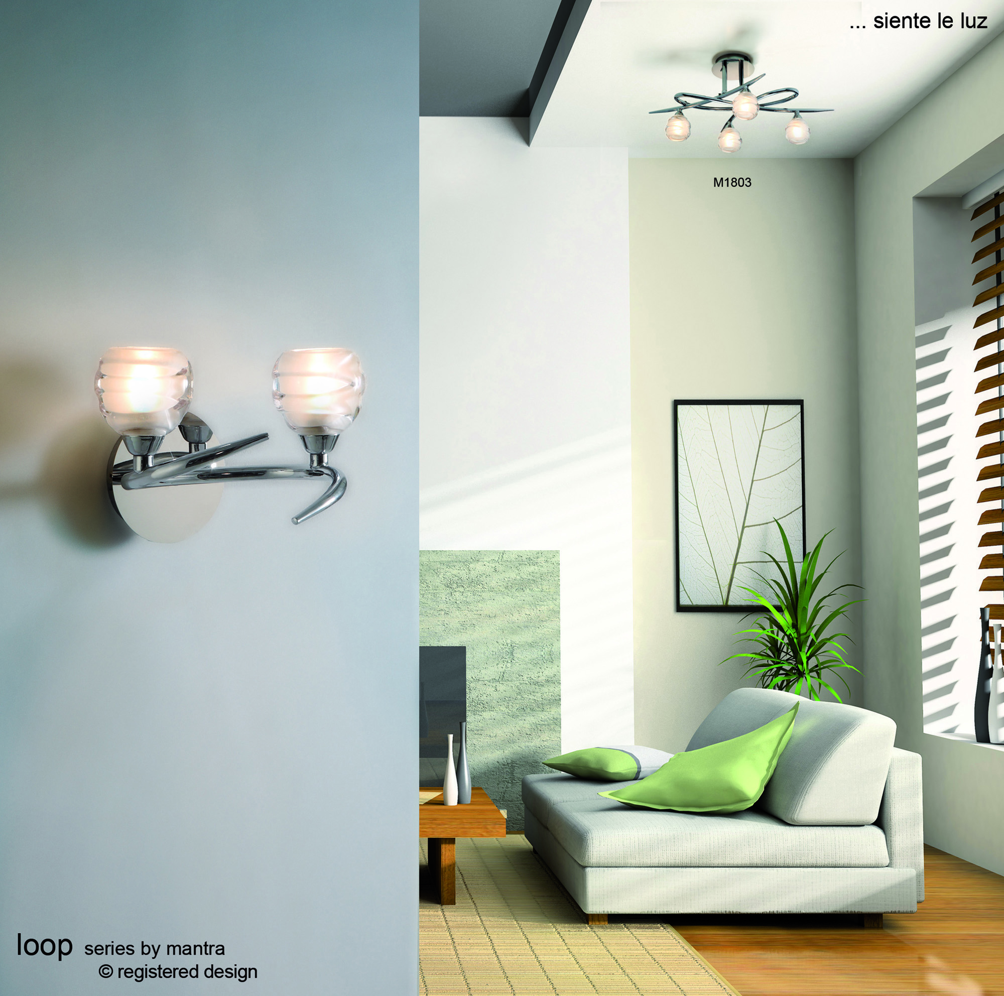 Loop Ceiling Lights Mantra Semi Flush Fittings